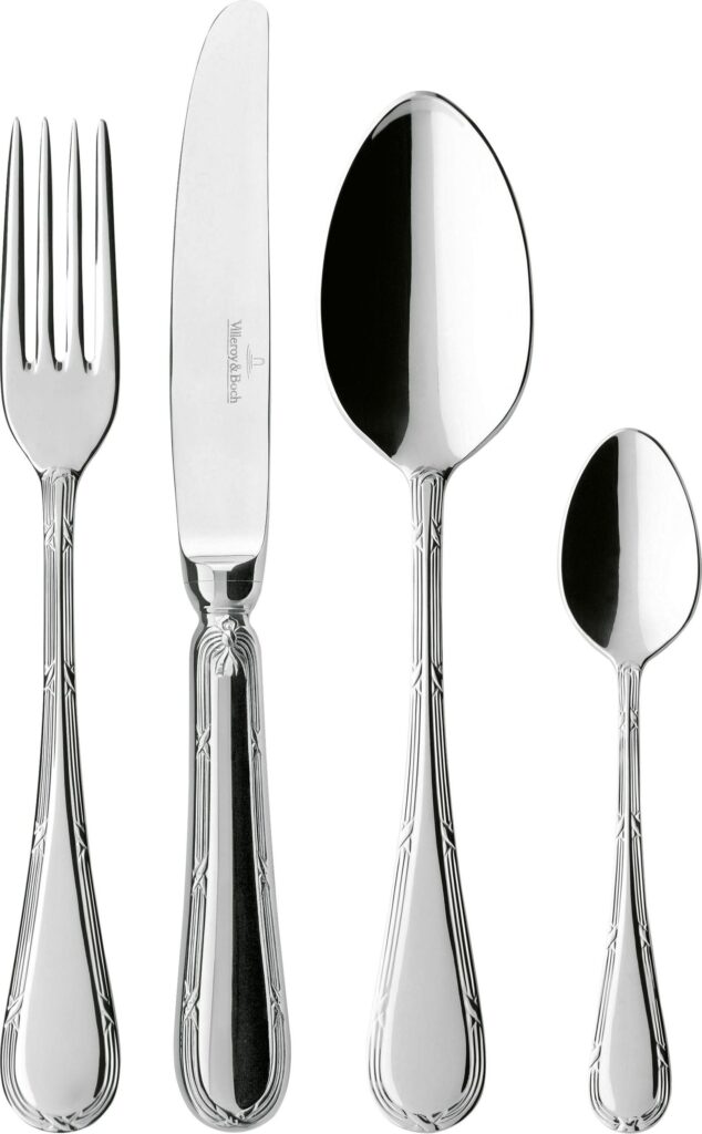 Komplet sztućców Kreuzband Septfontaines 24 el. – elegancki design, stal nierdzewna, wygodne uchwyty