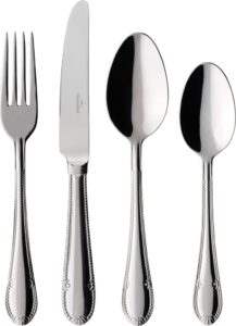 Komplet sztućców Mademoiselle 24 el. – elegancki design, stal nierdzewna, dla 6 osób