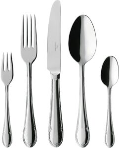 Komplet sztućców Mademoiselle 30 el. – eleganckie sztućce, stal nierdzewna, klasyczny design