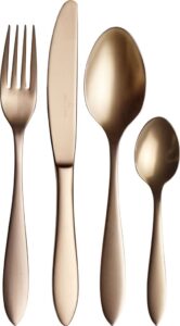 Komplet sztućców Manufacture 16 el. – elegancki zestaw, stal nierdzewna, nowoczesny design
