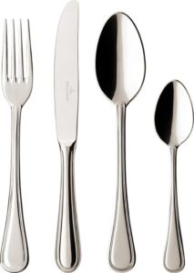 Komplet sztućców Neufaden Merlemont 24 el. – elegancki zestaw, stal nierdzewna, nowoczesny design