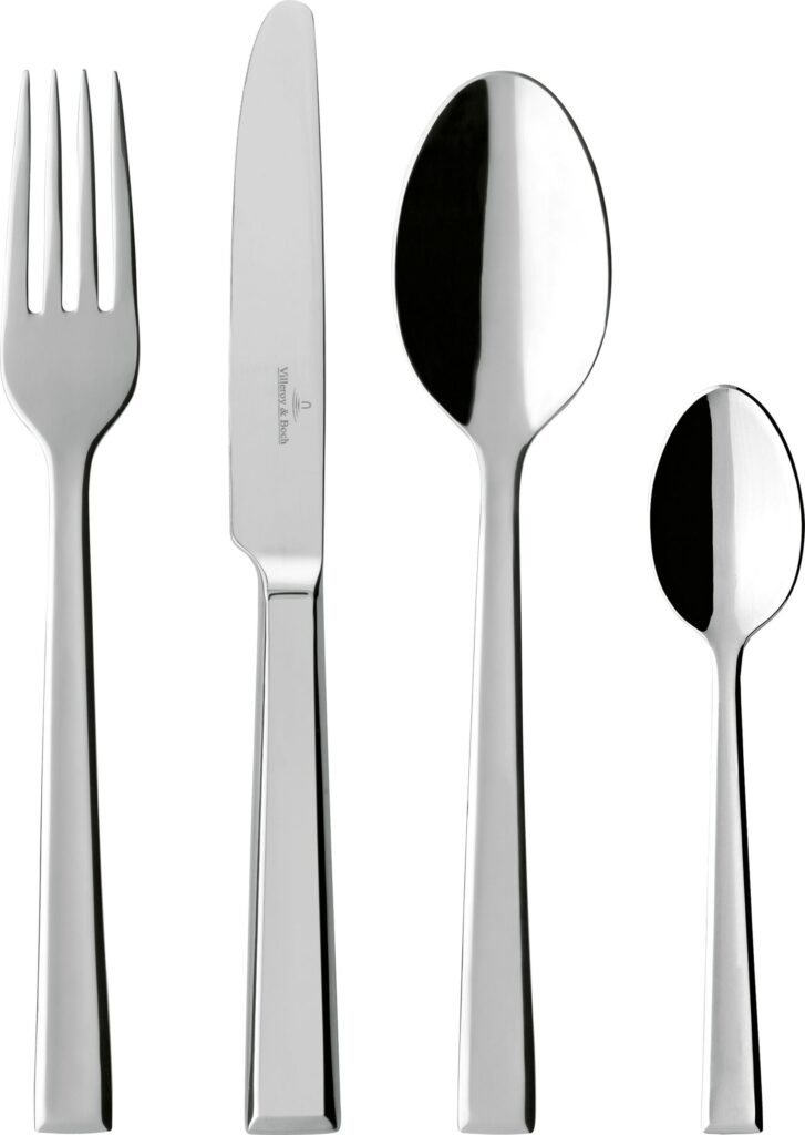 Komplet sztućców Victor 24 el. – elegancki design, stal nierdzewna, trwałość