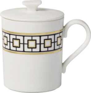 Kubek MetroChic Gifts 260 ml z pokrywką – elegancki design, praktyczna pokrywka, idealny do kawy i herbaty