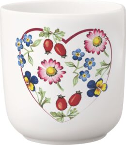 Kubek V&B 275 Petite Fleur 290 ml – elegancki design, biały kolor, ceramika