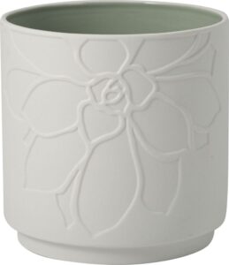 Osłonka na doniczkę It’s My Home Socculente Mineral 14 cm – stylowy design, naturalny materiał, idealna do sukulentów
