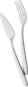 Sztućce do ryb Daily Line 2 el. – elegancki zestaw, stal nierdzewna, ergonomiczny kształt