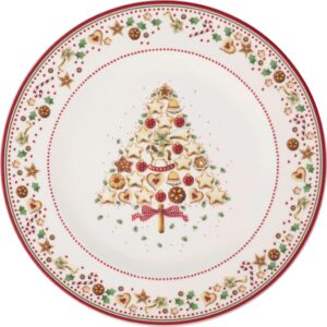 Talerz do serwowania Winter Bakery Delight 32 cm – elegancki design, idealny do serwowania, biały
