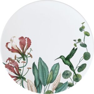 Talerz obiadowy Avarua 27 cm biały – elegancki design, idealny do serwowania potraw