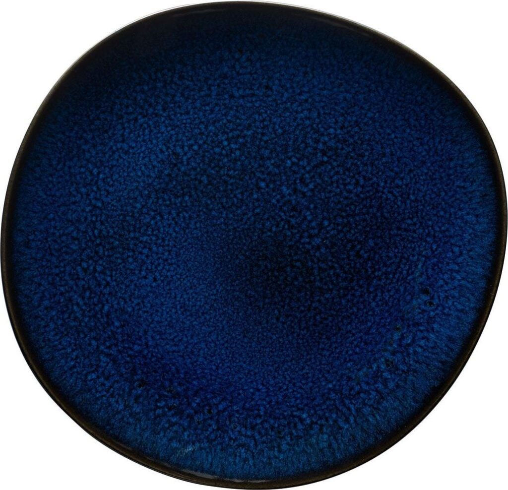 Talerz śniadaniowy Lave Bleu 23 cm – elegancki design, niebieski kolor, ceramika