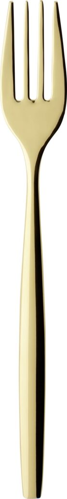 Widelec stołowy MetroChic d’Or – elegancki design, stali nierdzewnej, złote akcenty