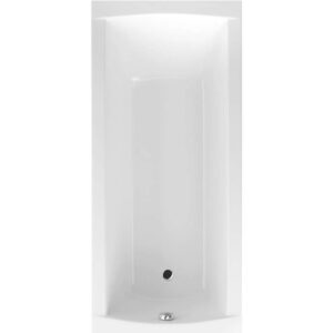 Wanna Aquaria 170/75 – elegancka, biała, akrylowa wanna o nowoczesnym designie