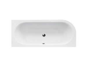 Wanna Avita slim 150/75 P+nogi – nowoczesny design, kompaktowe wymiary, biała, akrylowa