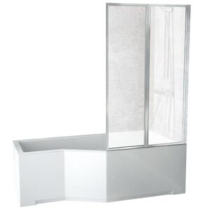 Wanna Integra 170/75 P + parawan 2 elementowy – nowoczesny design, funkcjonalność, idealna do małych łazienek