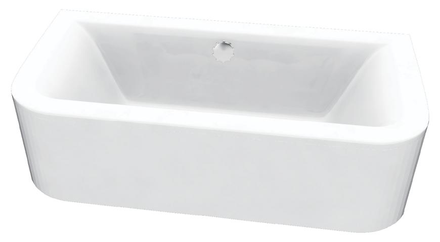 Wanna Optos 180/85 – nowoczesny design, idealna do łazienki, komfortowy rozmiar