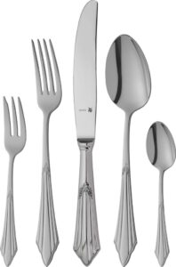 Komplet sztućców Fächer 66 el. – elegancki design, wysoka jakość, stal nierdzewna
