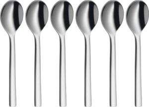 Łyżeczki do espresso klasyczne Nuova 6 szt. – elegancki design, stal nierdzewna, idealne do kawy