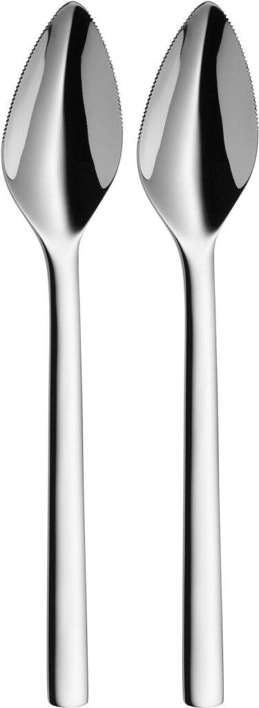 Łyżeczki do grejpfruta Nuova 2 szt. – ergonomiczny kształt, stal nierdzewna, elegancki design