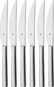 Noże do steków Nuova 6 szt. – elegancki design, stal nierdzewna, ergonomiczne uchwyty
