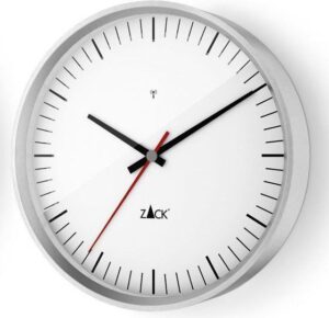 Zegar ścienny sterowany radiowo Vida 24 cm biały – nowoczesny design, precyzyjne działanie, kompaktowy rozmiar