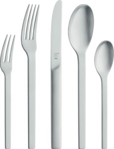 Komplet sztućców Minimale 30 el. – elegancki design, stal nierdzewna, funkcjonalność