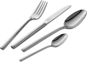Komplet sztućców Senses 68 el. – elegancki design, stal nierdzewna, komplet dla 12 osób