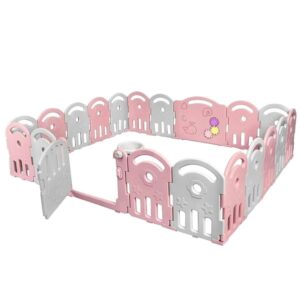 Ogrodzenie dla dzieci – 20 paneli 204,5 x 240 x 62 cm