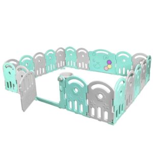 Ogrodzenie dla dzieci – 20 paneli 204,5 x 240 x 62 cm