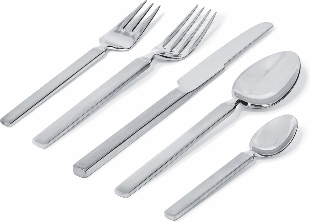 Komplet sztućców 5 elementów Dry – elegancki design, stal nierdzewna, praktyczne zastosowanie