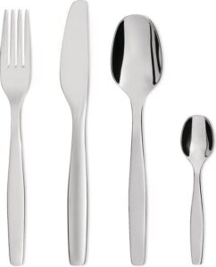 Komplet sztućców Itsumo 5 el. – elegancki design, stal nierdzewna, wygodne uchwyty