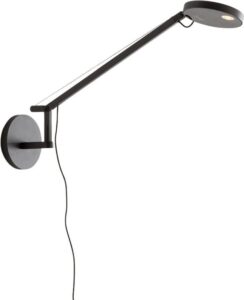 Lampa ścienna Demetra Micro LED 3000 K antracytowa – nowoczesny design, energooszczędne oświetlenie, idealna do wnętrz