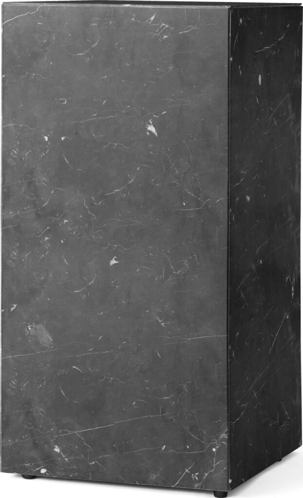 Postument marmurowy Menu wysoki czarny marmur – elegancki, stylowy, wysoki, marmur