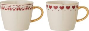 Kubki Jolly 300 ml czerwone 2 szt. – elegancki design, idealne na każdą okazję