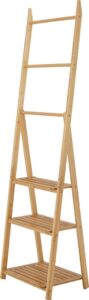 Regał Aden 160 cm bambusowy – elegancki design, naturalny materiał, funkcjonalność