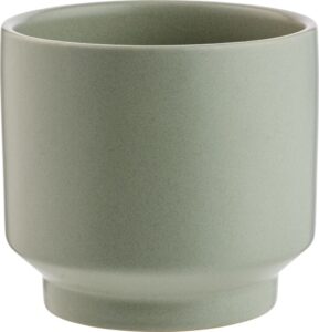Doniczka Gap 13 cm przydymiona zieleń – elegancki design, idealna do nowoczesnych wnętrz