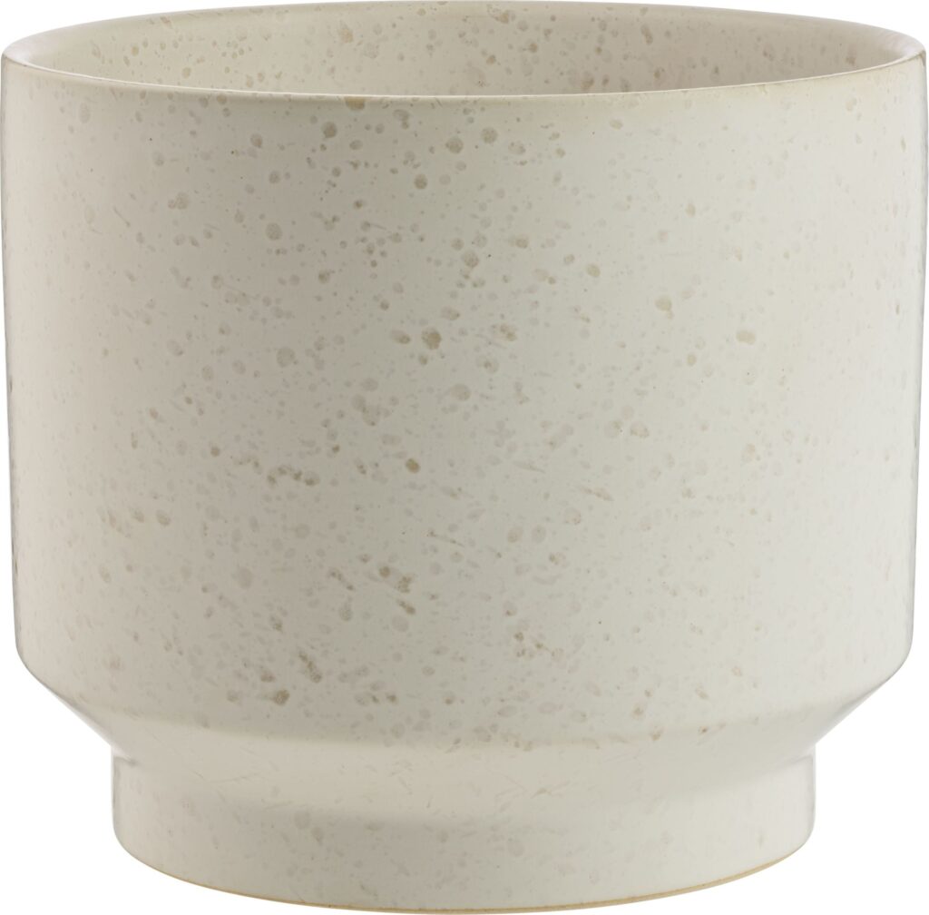 Doniczka Gap 19 cm złamana biel – elegancki design, uniwersalny kolor, idealna do nowoczesnych wnętrz