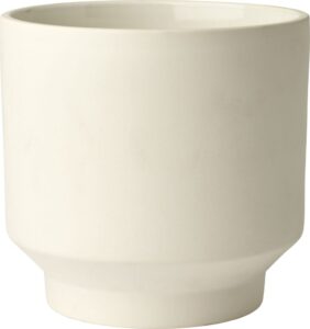 Doniczka Gap 24 cm biała – elegancki design, uniwersalny rozmiar, idealna do wnętrz