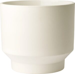 Doniczka Gap 38 cm biała – elegancki design, idealna do wnętrz, nowoczesny styl