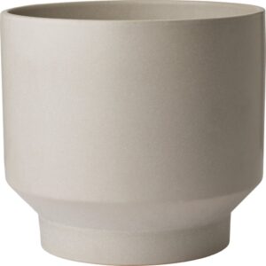 Doniczka Gap 38 cm piaskowa – elegancki design, trwały materiał, idealna do wnętrz i na taras