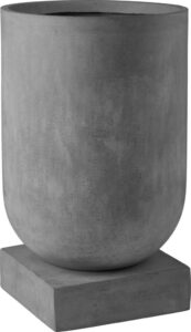Doniczka Podium 30 cm szara – nowoczesny design, idealna do wnętrz, trwały materiał, łatwa w pielęgnacji
