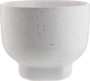 Osłonka na doniczkę Forma 24 cm biała – elegancka, nowoczesna, ceramiczna