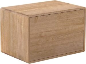 Szafka trygge dąb lity lakierowany front dębowy – elegancki design, naturalny materiał