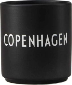 Kubek Favourite DA Copenhagen czarny – elegancki design, ceramiczny, 300 ml