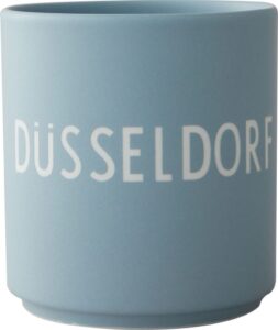 Kubek Favourite DE Düsseldorf jasnoniebieski – elegancki design, ceramika, pojemność 300 ml