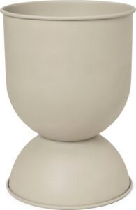 Donica Hourglass duża – elegancki design, kolor kaszmiru, duży rozmiar, idealna do wnętrz