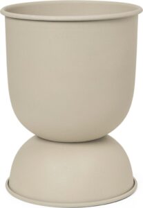 Donica Hourglass XS w kolorze kaszmiru – elegancki design, mały rozmiar, idealna do wnętrz