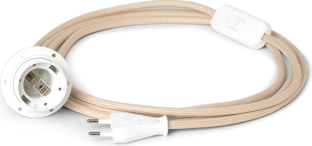 Kabel do kinkietów Ferm Living – wysoka jakość, elastyczny, czarny, różne długości