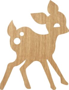 Kinkiet My Deer jasny dąb – elegancki design, naturalny kolor, idealny do nowoczesnych wnętrz