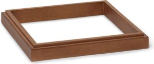 Podstawa do witryny Miru ciemny dąb – elegancki design, solidna konstrukcja, idealna do nowoczesnych wnętrz