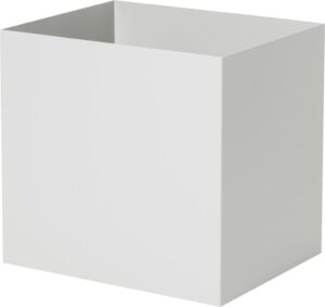 Pojemnik wysoki do kwietników Plant Box jasnoszary – nowoczesny design, trwały materiał, idealny do wnętrz i na taras