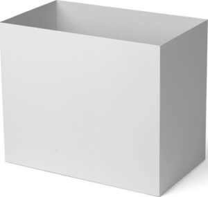 Pojemnik wysoki do kwietników Plant Box L jasnoszary – elegancki design, idealny do wnętrz i ogrodów, wykonany z wytrzymałego materiału